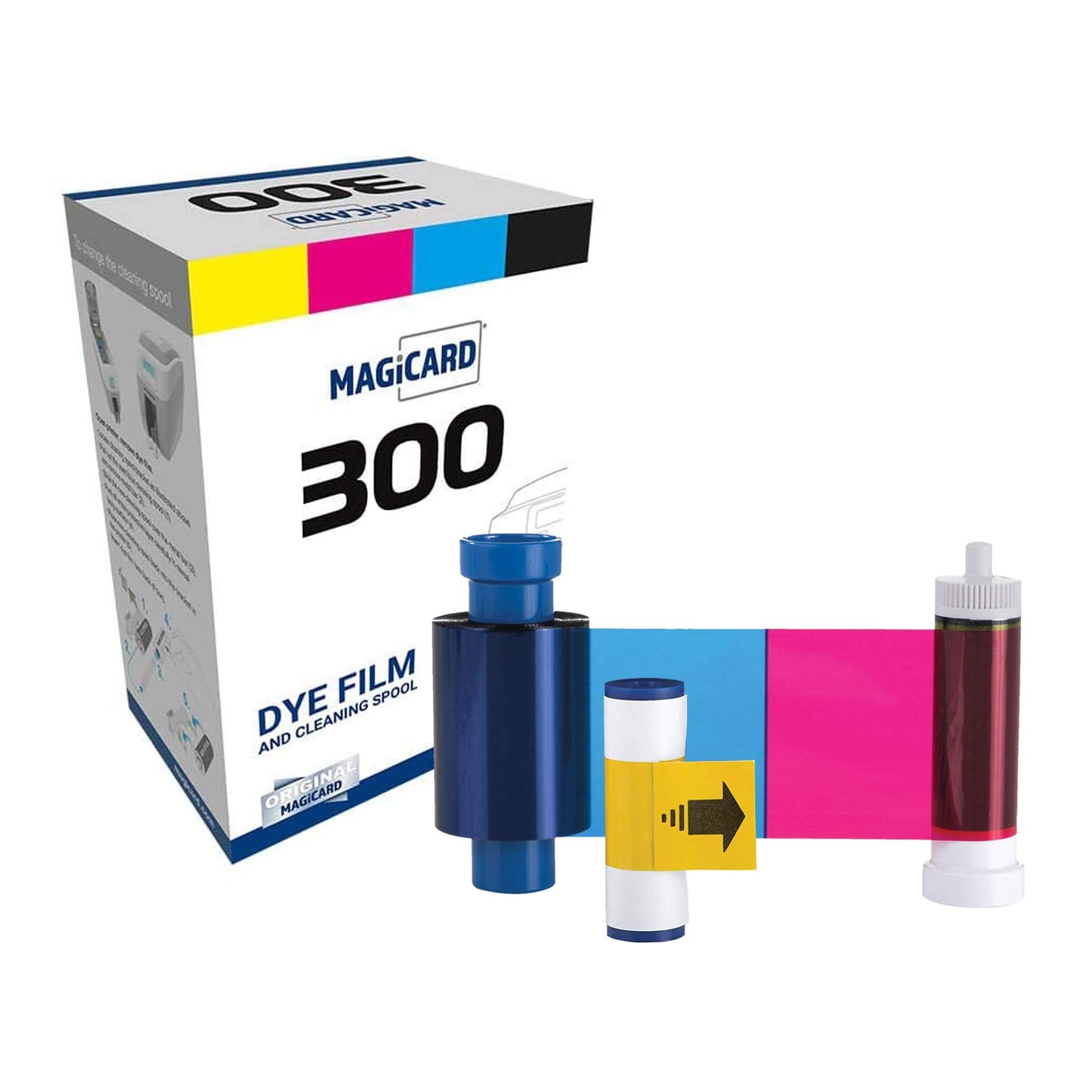 EVOLIS YMCKO Straight from The Manufacturer Highest Quality Ribbon Cassette (R5F008AAA) 300 Print Color Ribbon Compatible in The EVOLIS PRIMACY