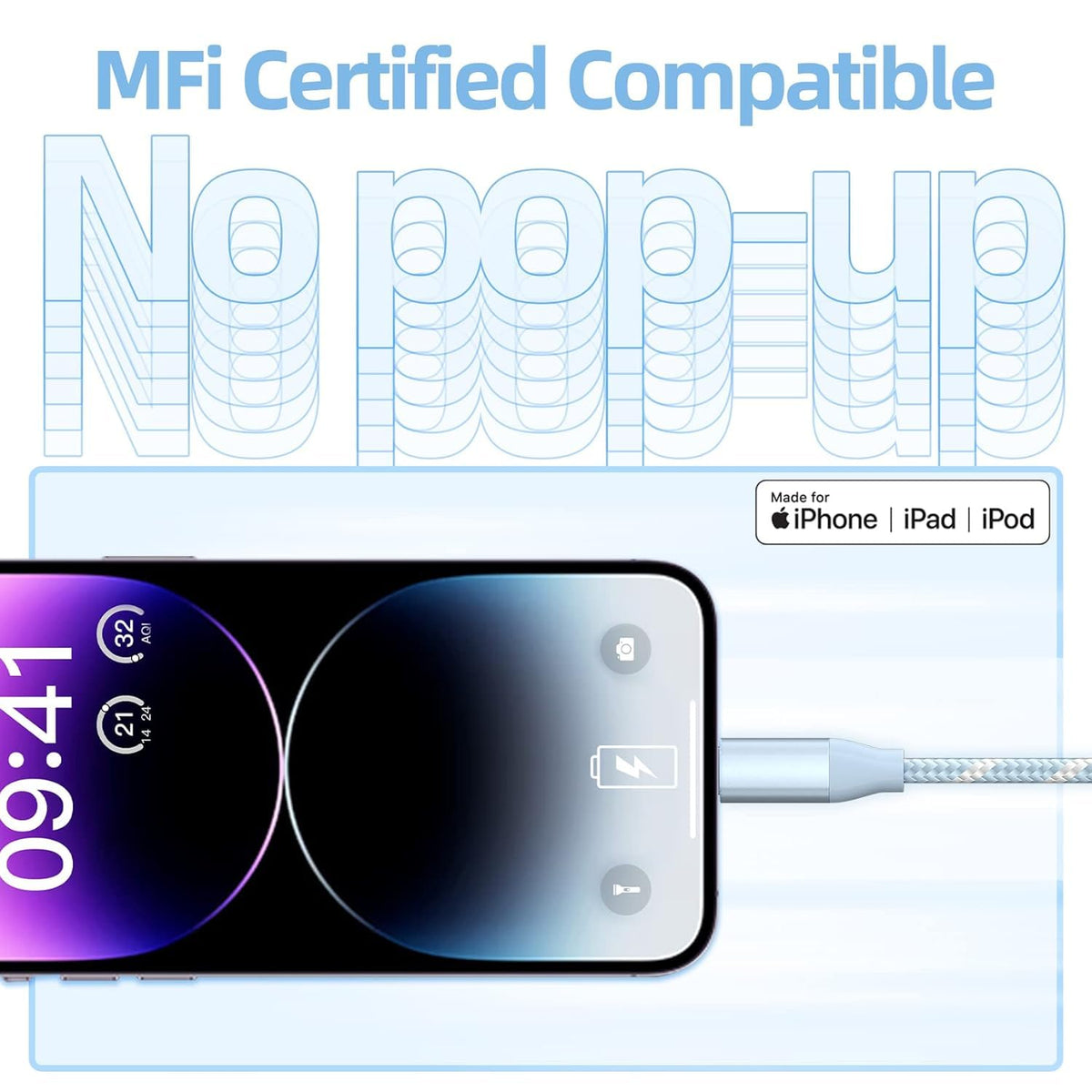 USB C to Lightning Cable 3 Pack 6FT Apple MFi Certified iPhone Fast Charger Fast Charging Type c to Lightning Cable for iPhone 14 13 12 11 Pro Max Xr…