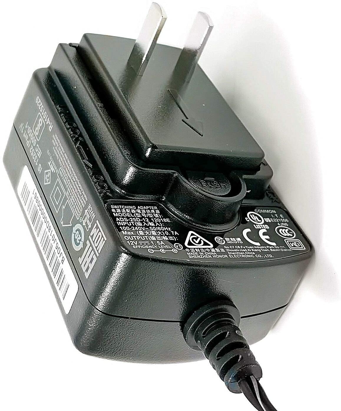 New AC Adapter Power Supply Switching Adapter w/US UK AU EU KR JP Plugs for Seagate Expansion Desktop External Drive