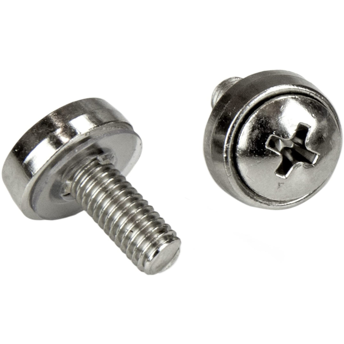 StarTech 20-Pack M5 12mm Screws & Cage Nuts Kit, Nickel-Plated, TAA