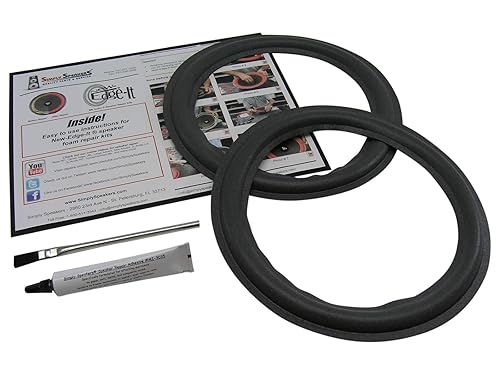 10 Inch Foam Speaker Repair Kit Compatible with JBL L26, L40, L80T, 4410, 410G, 125A, 127H, Others, FSK-10Ji (Pair)