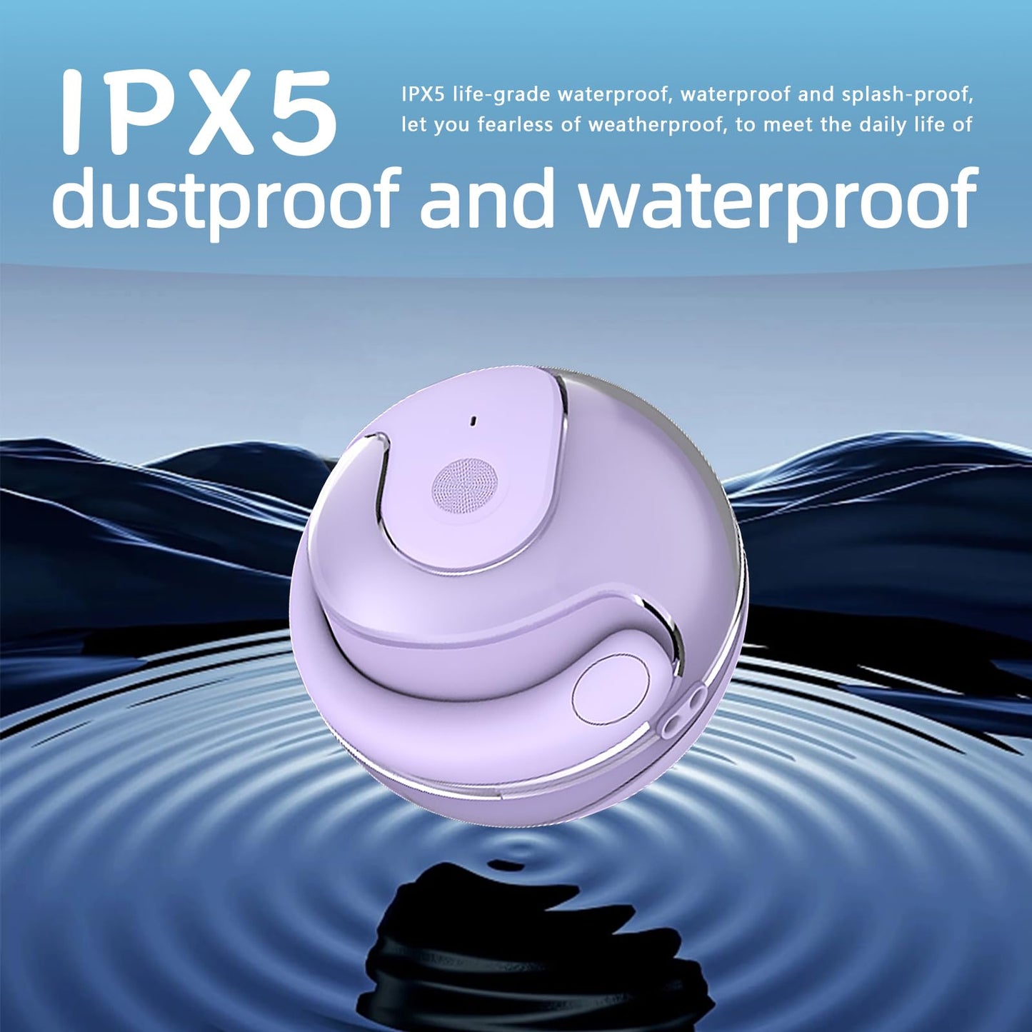 URIZONS Ball Shape Earhook TWS Gaming On Ear Earbuds Wireless Earphones - Low-Latency with Charging case Bluetooth Over Ear Headphones TWS Headset…