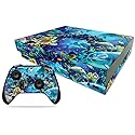 MightySkins Skin Compatible with Microsoft Xbox One X - Ocean Friends | Protective, Durable, and Unique Vinyl Decal wrap Cover | Easy to Apply