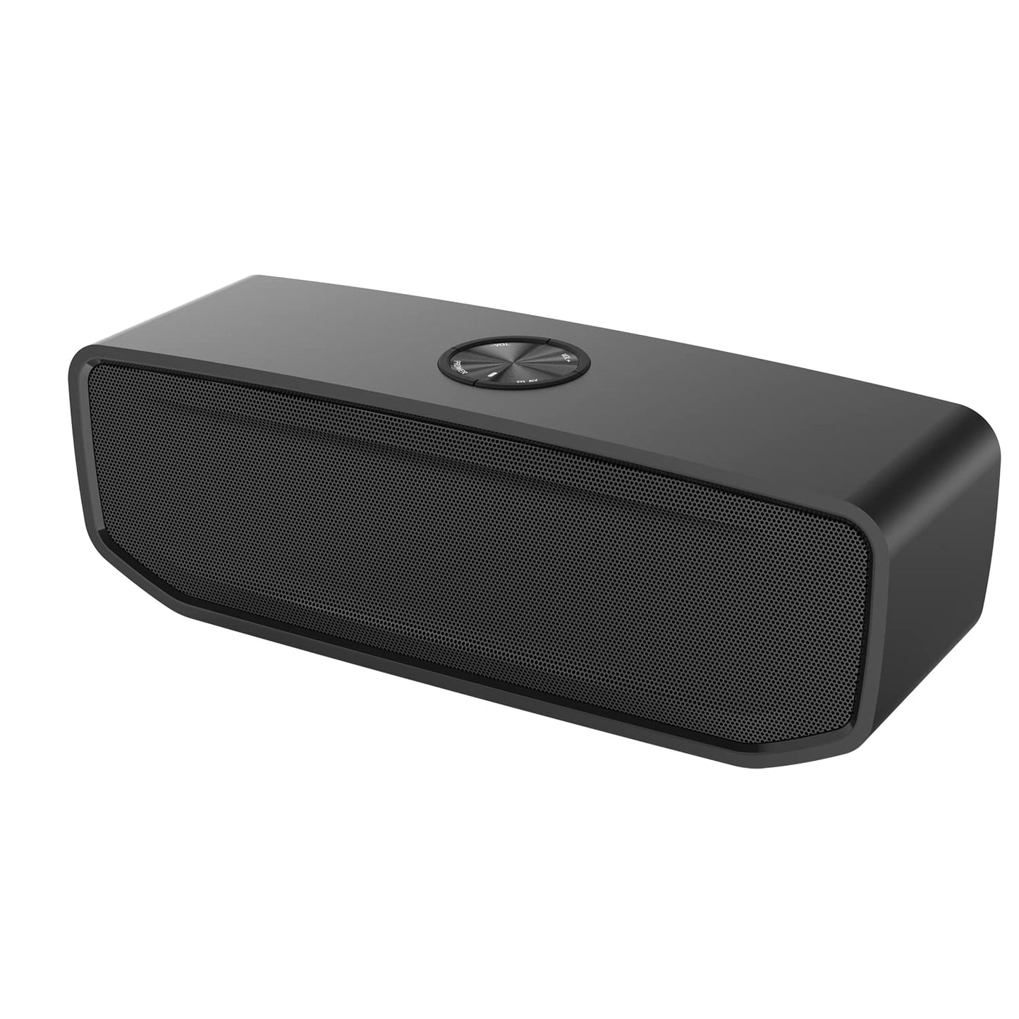FIODIO Portable Bluetooth Speaker with 20W HD Stereo Sound and Bass, Built-in Microphone, Water-Resistant, Battery Powered Speaker for Home, Sports