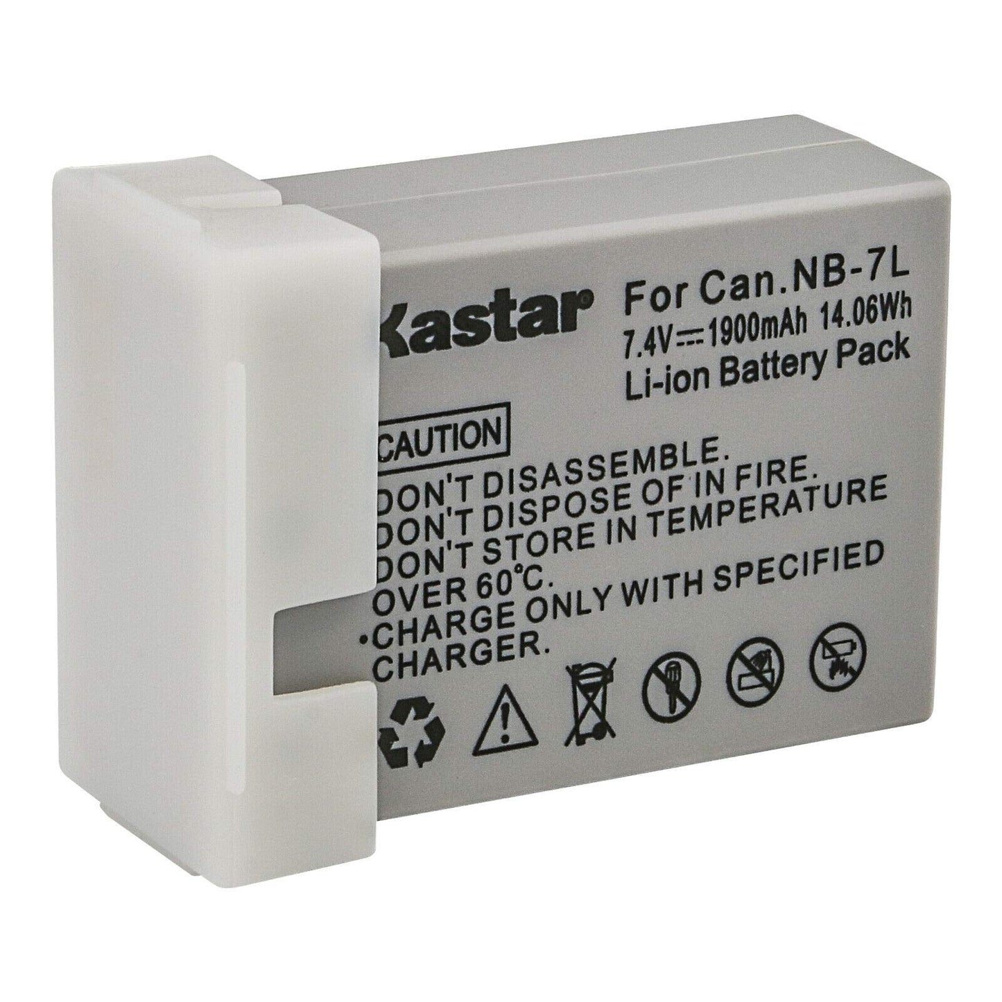 Kastar 1-Pack Battery and AC Wall Charger Replacement for Canon NB-7L, NB-7LH Battery, Canon CB-2LZ, CB-2LZE Charger, Canon PowerShot G11, PowerShot
