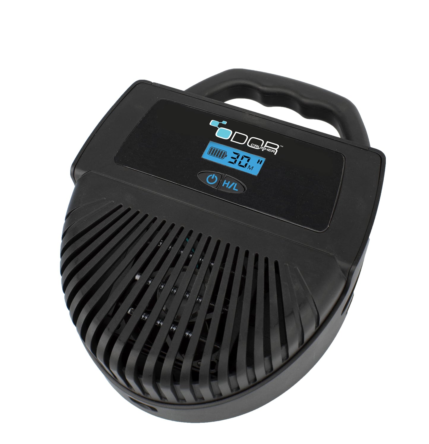 Odor Crusher - Portable Clean Odor Eliminator, Adjustable Power Settings & Custom Cycle Times, Compact size 9" x 7.15" x 3.5", Wall-Mountable