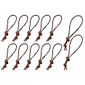 Think Tank Red Whips Adjustable Elastic Bungie Cable Ties V2.0 for Camera Accessories - 10 Regular, 2 Long Ties - Total Pack of 12