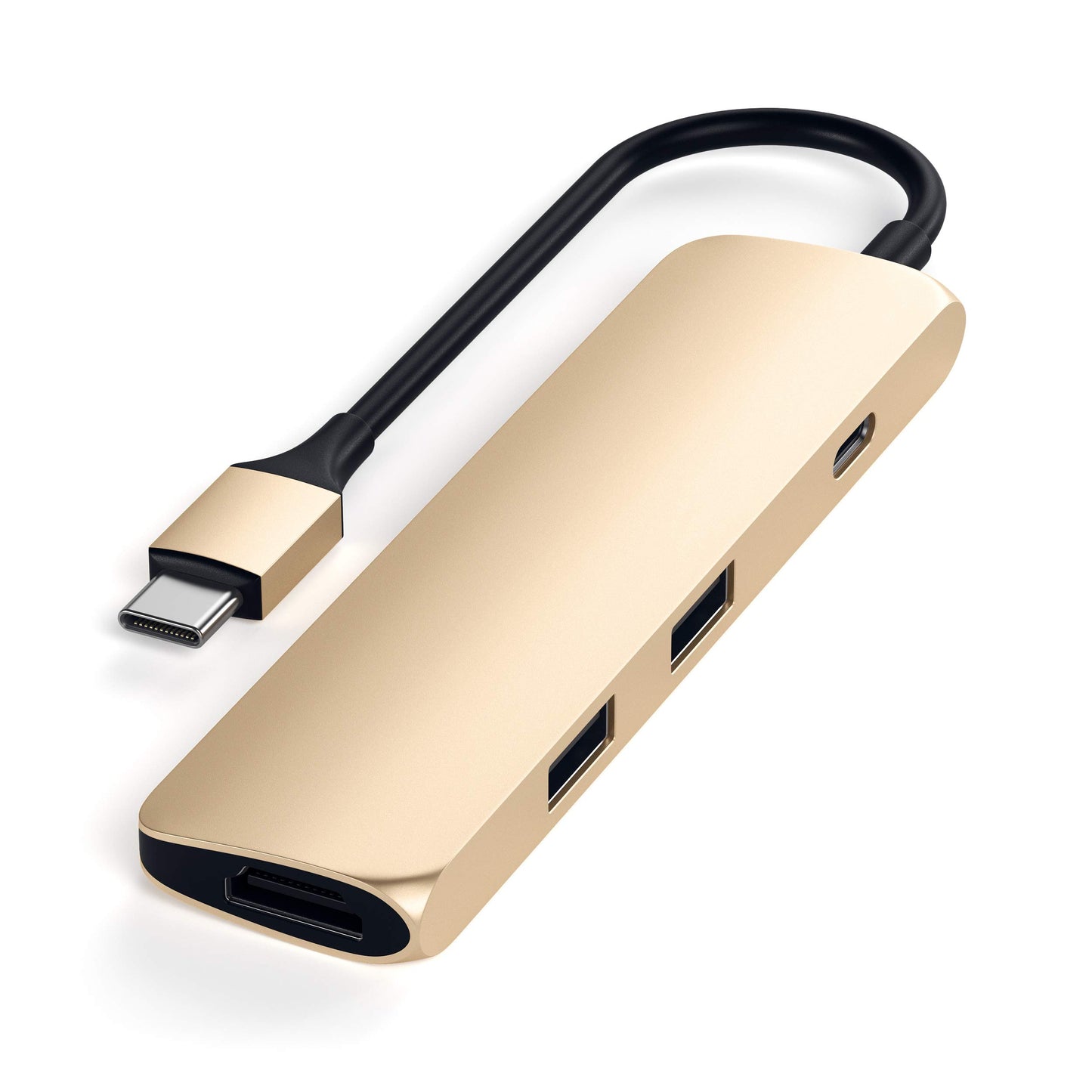 Satechi USB C Hub Multiport Adapter, USB-C Docking Station with 4K HDMI, 60W USBC PD Charging, 2 USB-A, for MacBook Air/Pro M5/M4, Dell, HP, Surface…