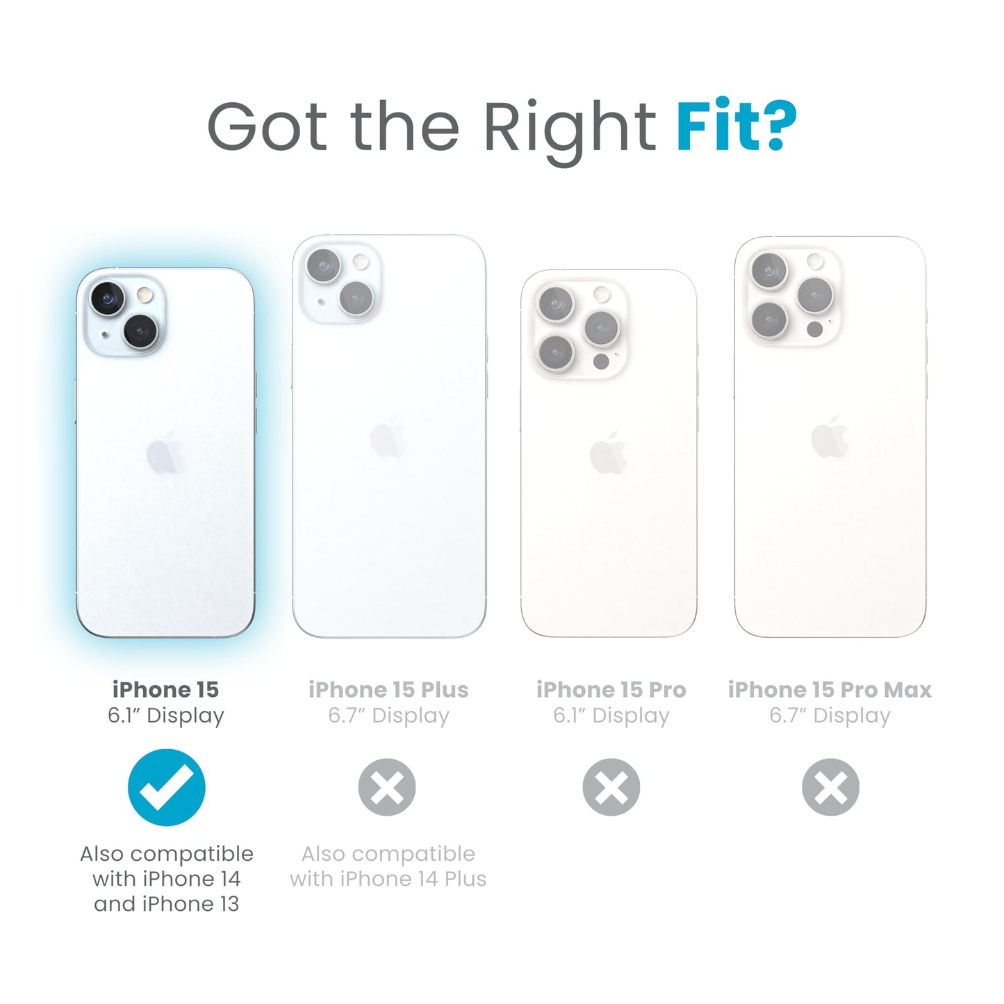 Speck Clear iPhone 15 Case - Slim, Built for MagSafe, Drop Protection Grip - for iPhone 15, iPhone 14 & iPhone 13 - Scratch Resistant, Anti-Yellowing