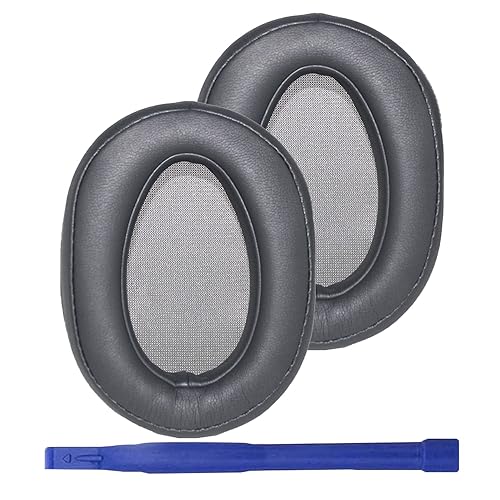 WH-H900N Replacement Ear Pads Protein PU Leather Ear Cushion Compatible with Sony WH-H900N and MDR-100ABN Headphones (Dark Grey)