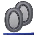 WH-H900N Replacement Ear Pads Protein PU Leather Ear Cushion Compatible with Sony WH-H900N and MDR-100ABN Headphones (Dark Grey)