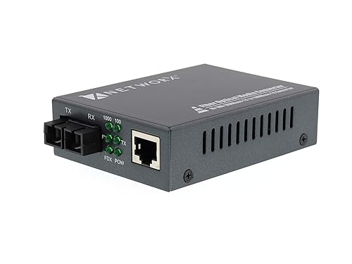 Gigabit Ethernet Fiber Media Converter - UTP to 1000Base-SX - SC Multimode, 5.