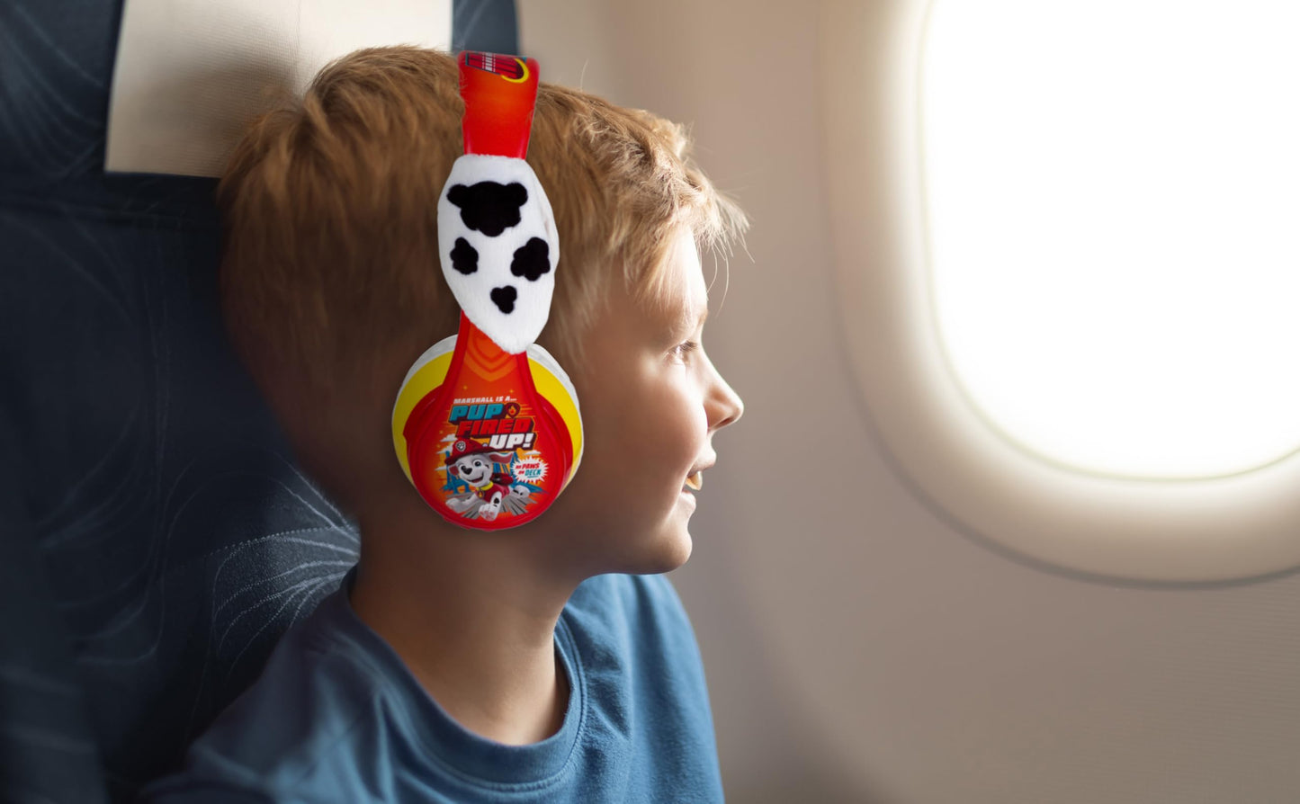 Paw Patrol Marshall Bluetooth Headphones for Kids, Wireless Headphones