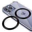 pop-tech for Magsafe Ring Sticker 2 Pack Ultra-Thin(0.3mm): Mag Safe Adapter for Pop Magnetic Socket Wallet Phone Grip Car Mount - Universal Adhesive