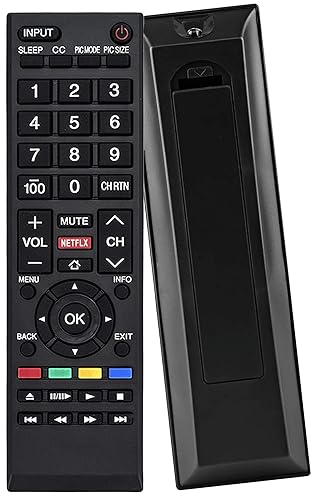 Universal Remote Control Replacement for Toshiba TV Remote for All Toshiba TV LCD LED HDTV Smart TVs Remote