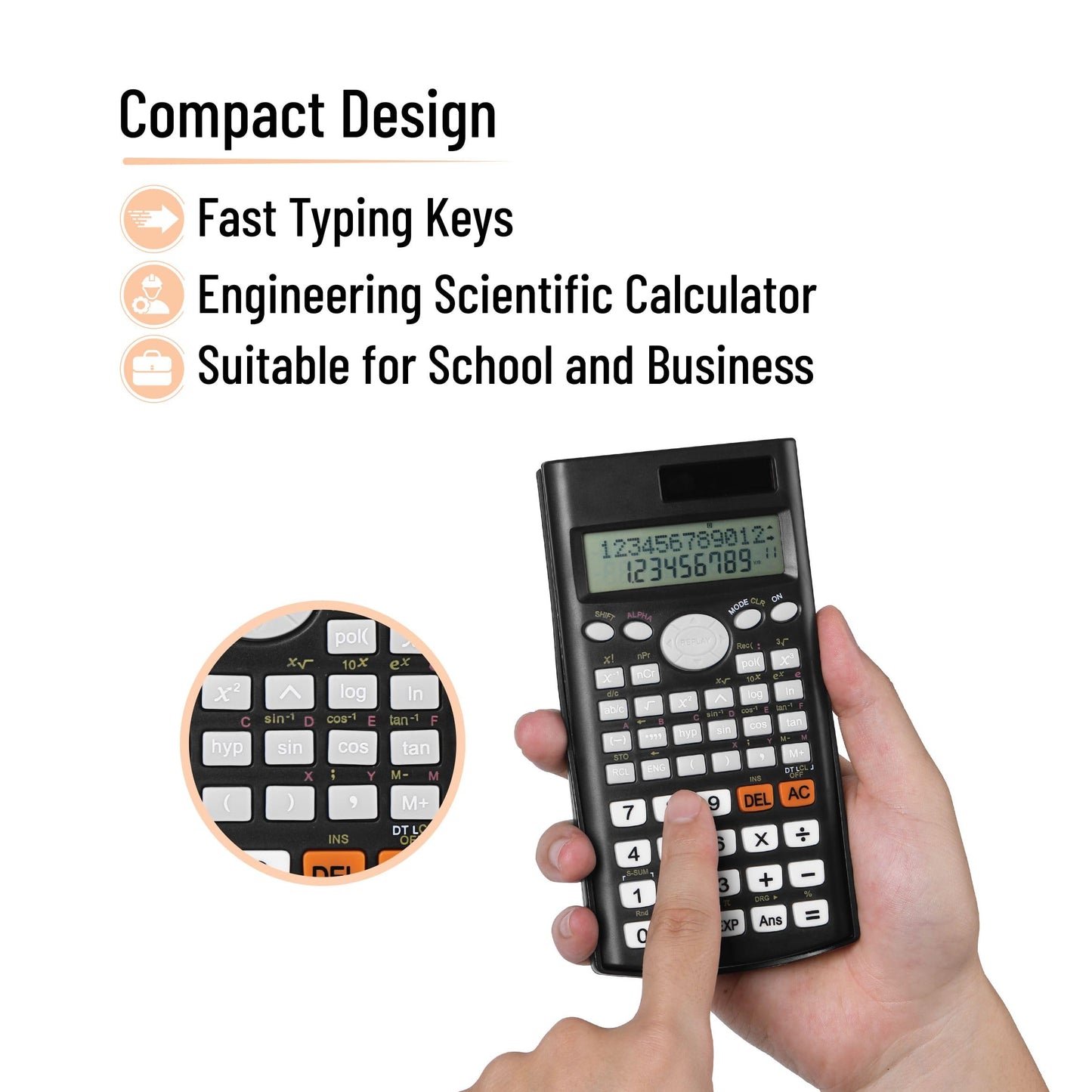 Mr. Pen- Scientific Calculators, 24 pcs, 2 Line Calculator for School, Fraction Calculator Scientific Calculator, Bulk, for School, High School