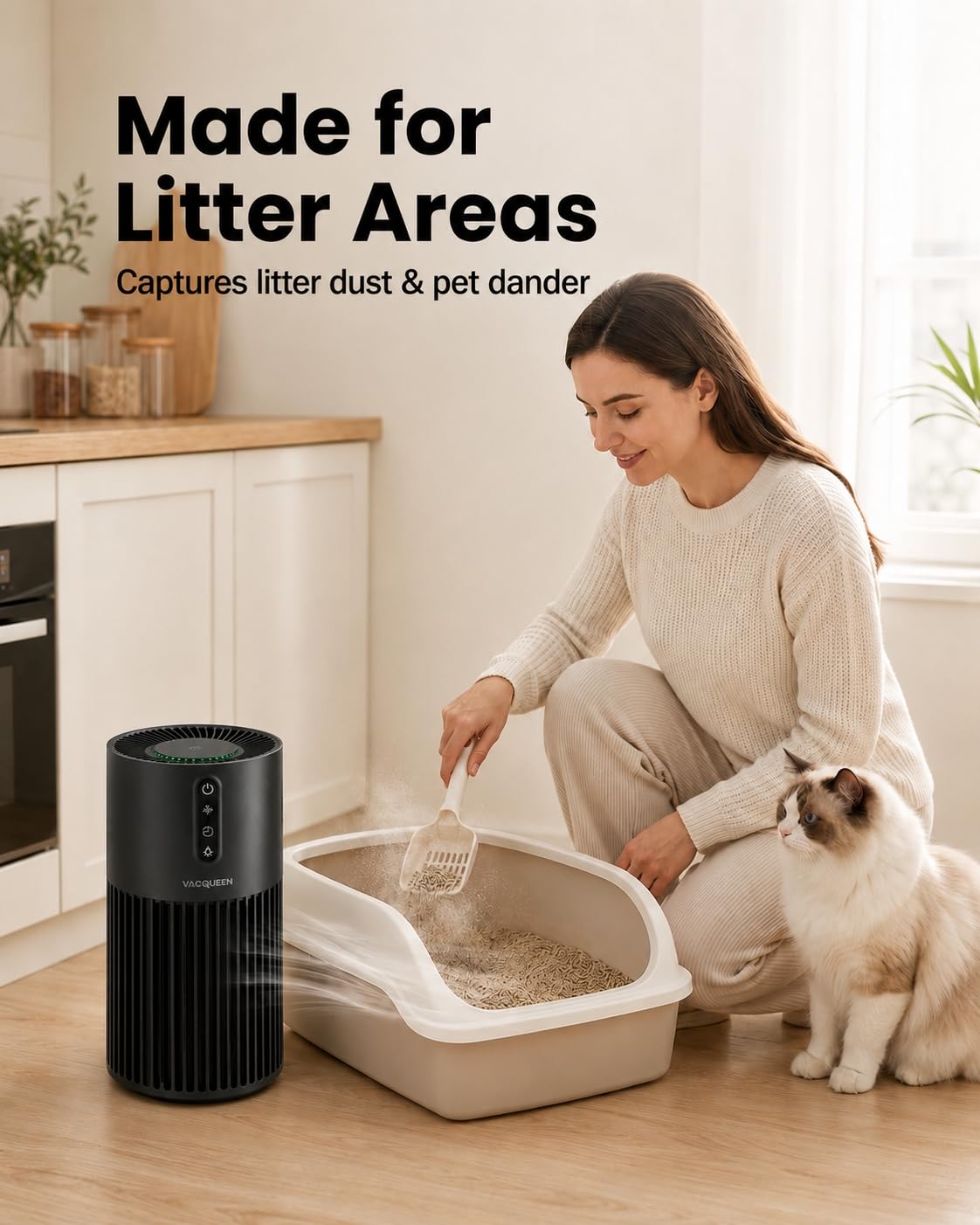 Vacqueen Air Purifiers for Home Pets