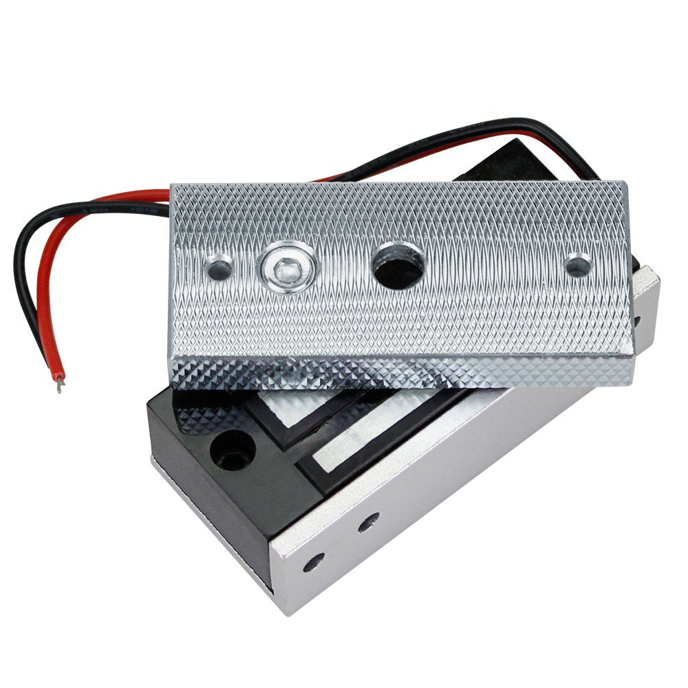 HFeng Electric 60KG Magnetic Lock DC12V Mini Electromagnetic Lock Cabinet Door Access Control System kit 130lbs Holding Force