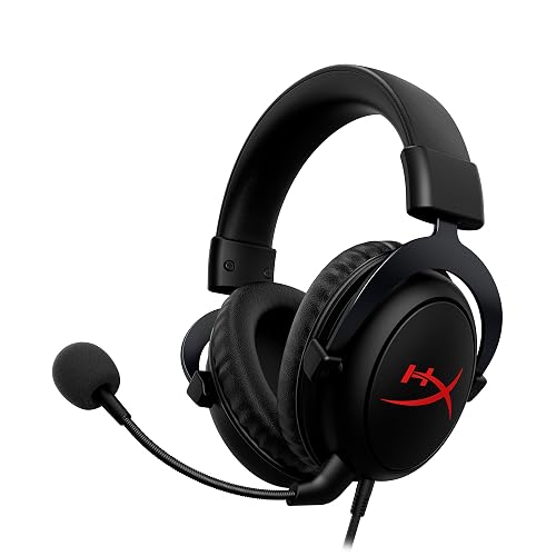 HyperX - Cloud Core Wired DTS Headphone:X Gaming Headset for PC, Xbox X|S, and Xbox One - Black