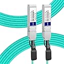 FLYPROFiber- 10G SFP+ AOC Cable, SFP+ to SFP+ Active Optical Fiber Cable 5m, OM3 MMF Direct-Attach Fiber Assemblies with SFP+ connectors for Cisco