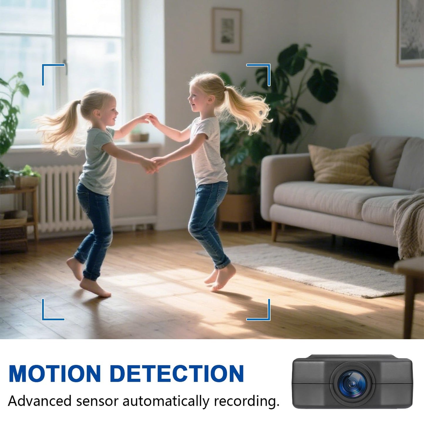 Ducgqc Small Camera,64GB Nanny Cam,1080P Video Camera for Security,Motion Detection,NO WiFi