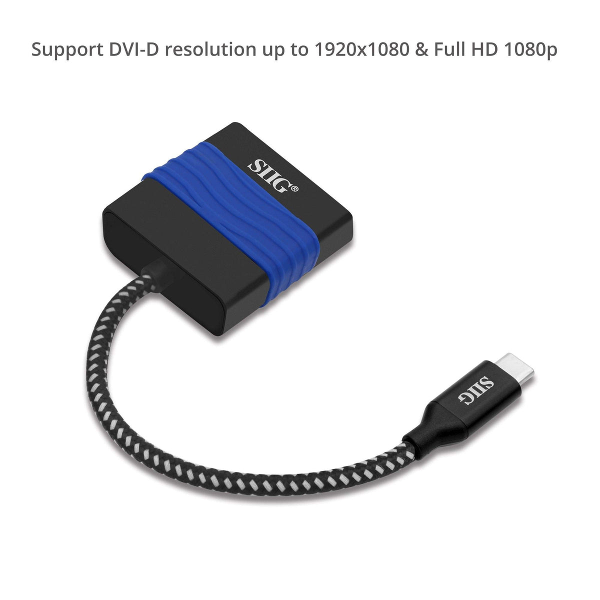 SIIG USB-C to DVI Adapter, CB-TC0711-S1