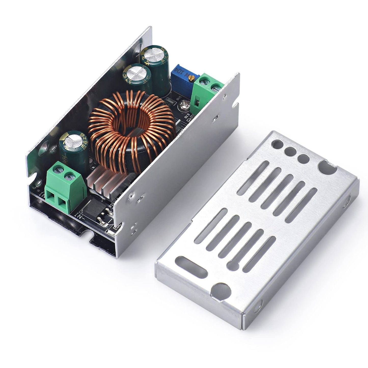 Teyleten Robot 100W 6A DC-DC Buck Converter 10-90V 12V 24V 36V 48V 60V 72V 86 to 1.5V-60V 5V 15V 19V Step-Down Power Voltage Regulator Module