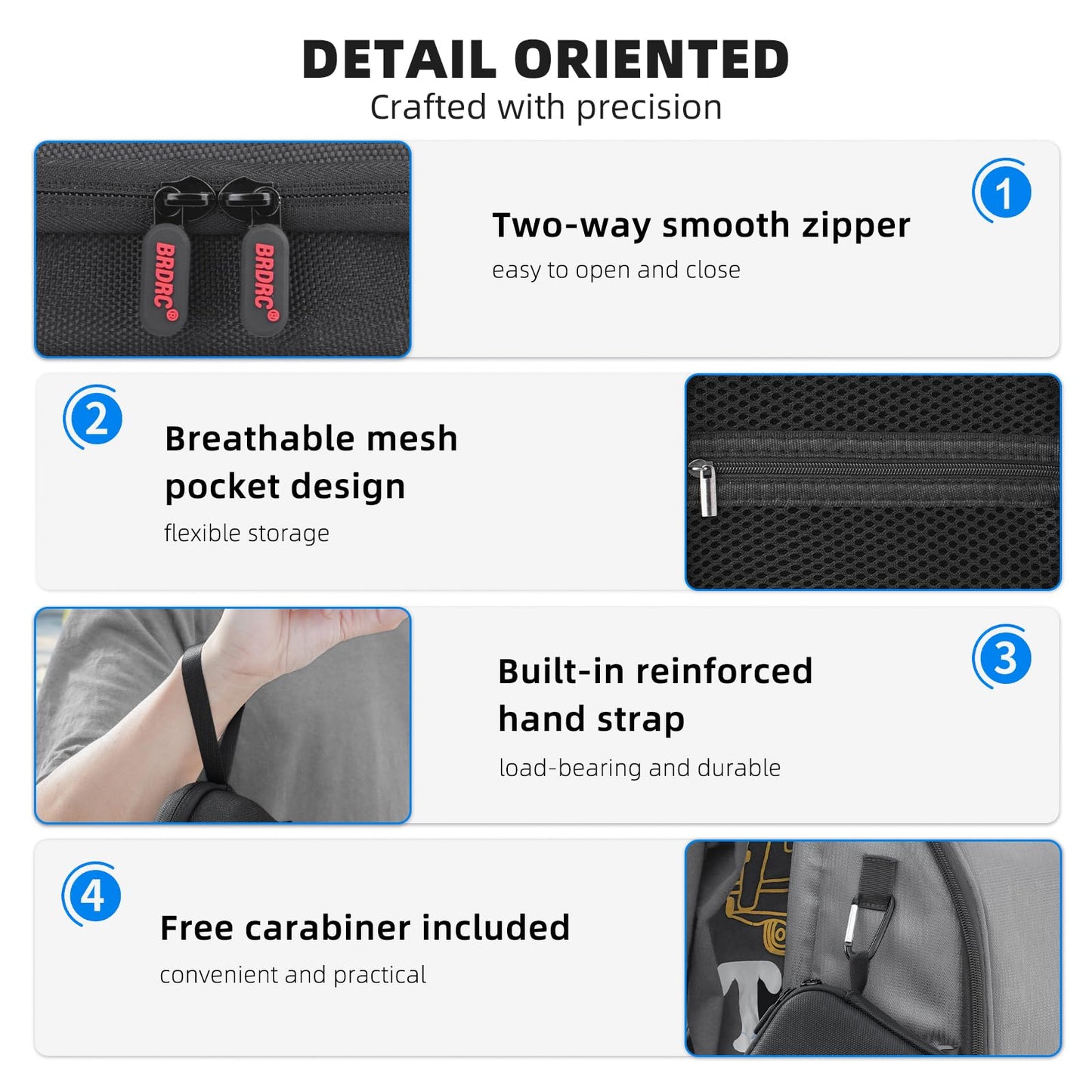 BRDRC Carrying Case for Insta360 GO Ultra Accessories, Storage Bag Protective Case Hard Shell Cover for for Insta 360 GO Ultra Standard Bundle Camera