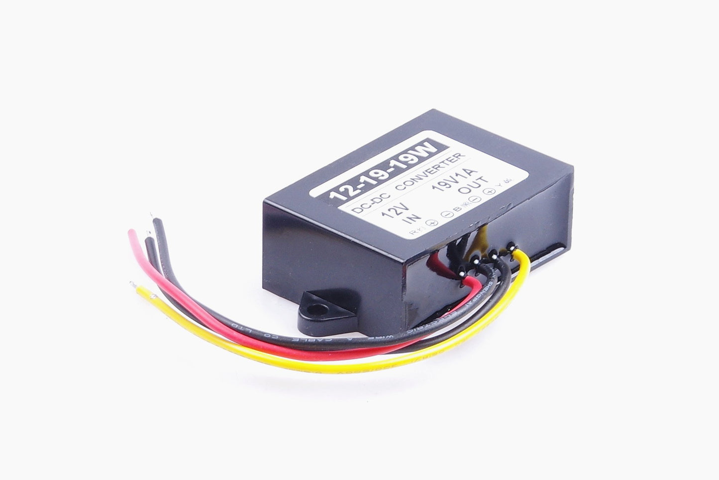 KNACRO DC 12V 10-17V Step-Up to DC 19V 1A 19W Weatherproof Power Supply Module Converter Regulator Booster