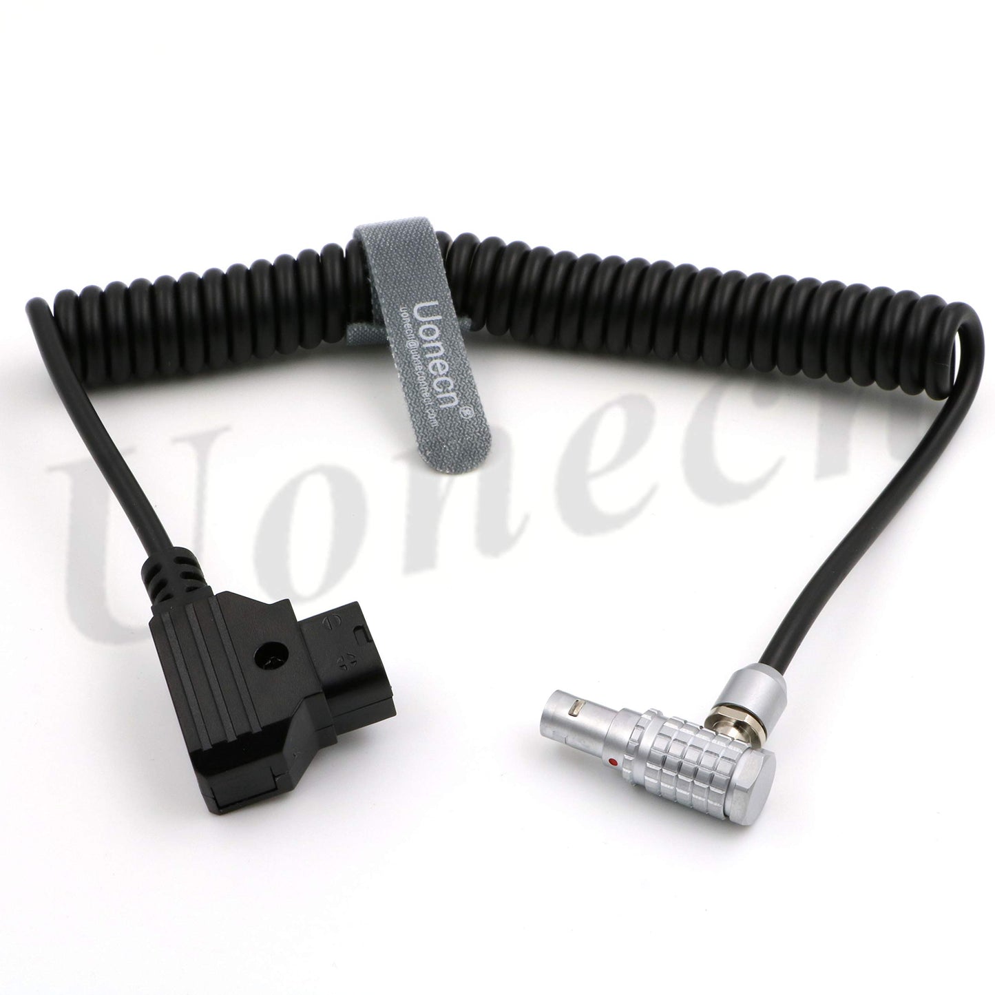 Uonecn Teradek Bond Power Cable for ARRI RED Camera Anton Bauer Right Angle 2 Pin Male to D-Tap Spring Cable 12''