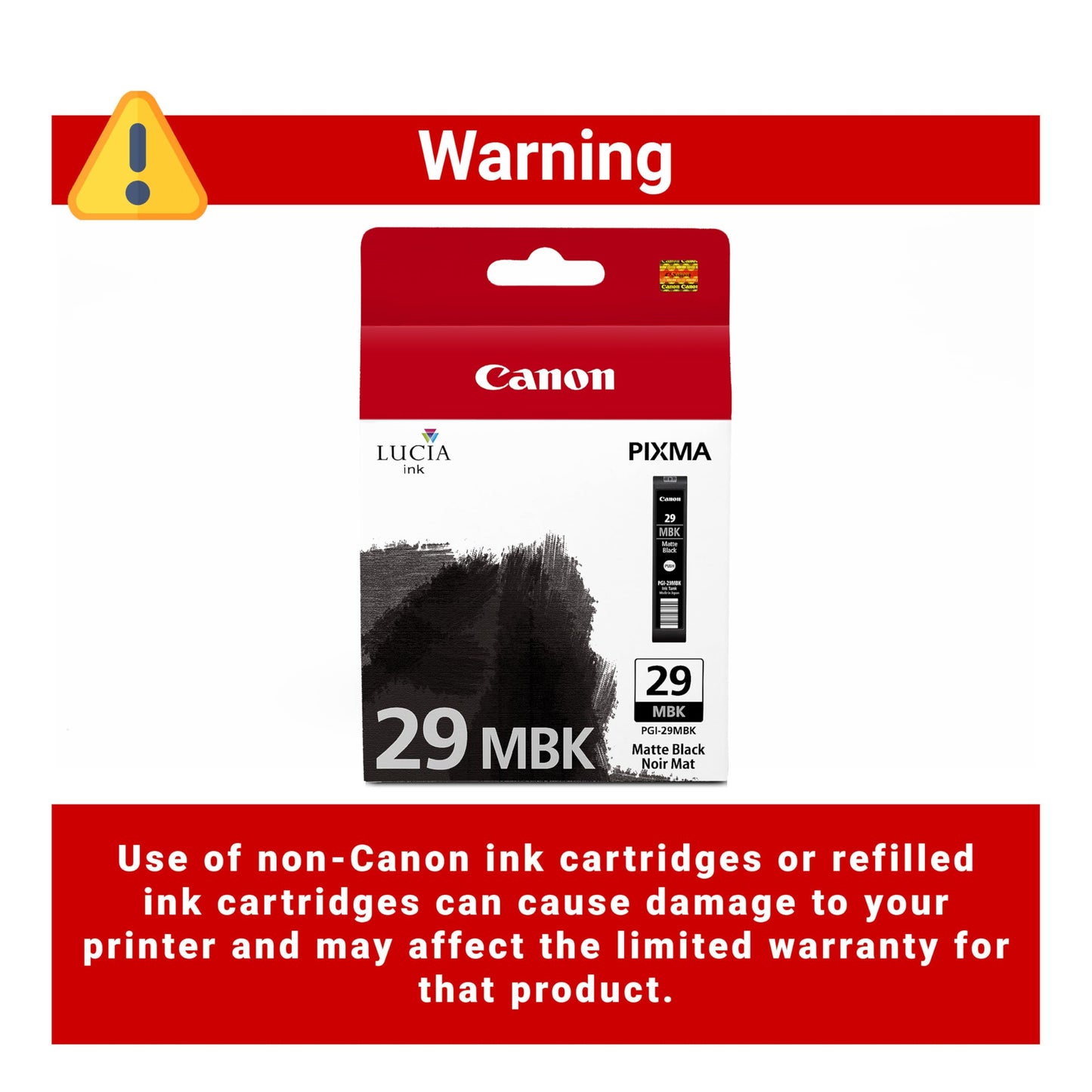 Canon PGI-29 Genuine Matte Black Ink Tank, Compatible with PIXMA PRO-1 Printers
