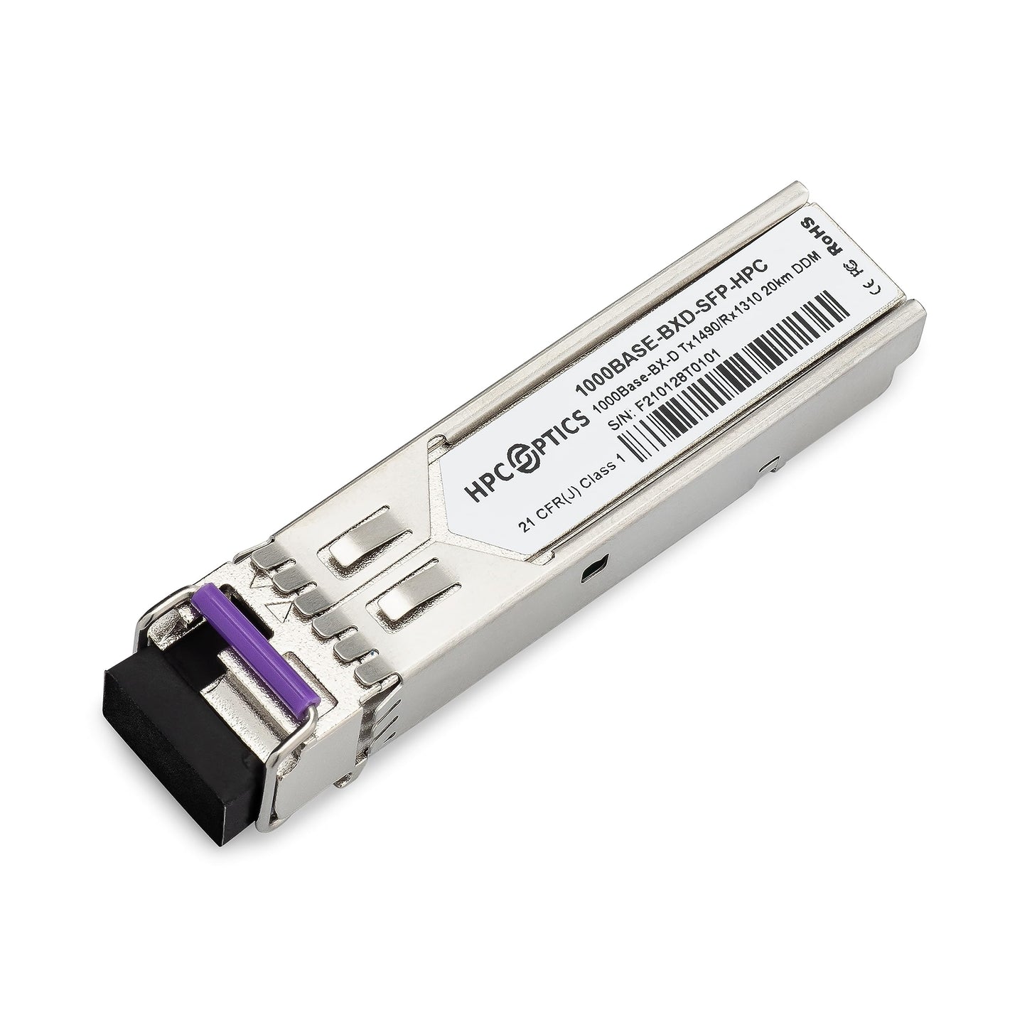 HPC Optics Compatible with ZyXEL SFP-BX1490-10-D Bi-Directional SFP Transceiver | 1000BASE-BX-D BIDI 1490/1310 10km SFP-BX1490-10-D-HPC