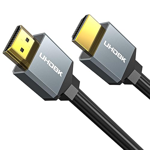 Anehmeta 8K HDMI 2.1 Cable 3FT, 48Gbps High Speed HDMI Cord Gold-Plated Plugs 8K@60Hz 4K@120Hz HDCP 2.2&2.3, eARC,HDR10 Supports All HDMI Devices Like