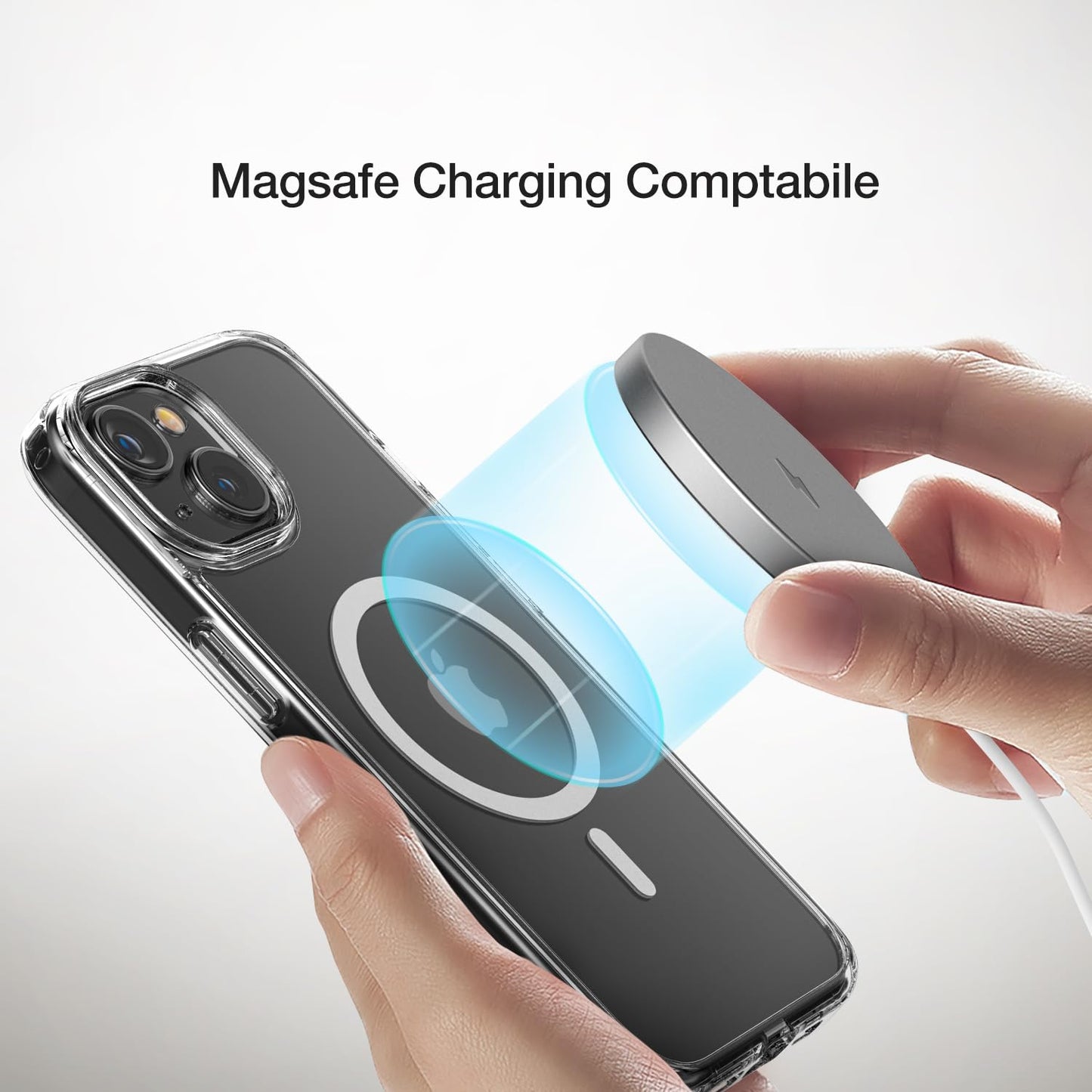 Encased Magnetic Case Compatible with iPhone 15 with Belt Clip Phone Holster (iPhone 15)