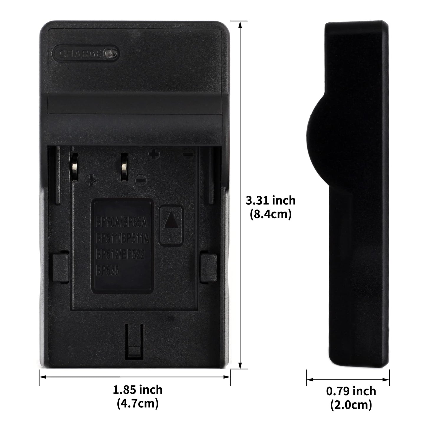 Norifon BP-511 USB Charger for Canon EOS 10D, 20D, 30D, 40D, 50D, D60, MV630i, MV700, MV730i, Optura Pi, Optura Xi, ZR10, ZR60, PowerShot G5 Camera