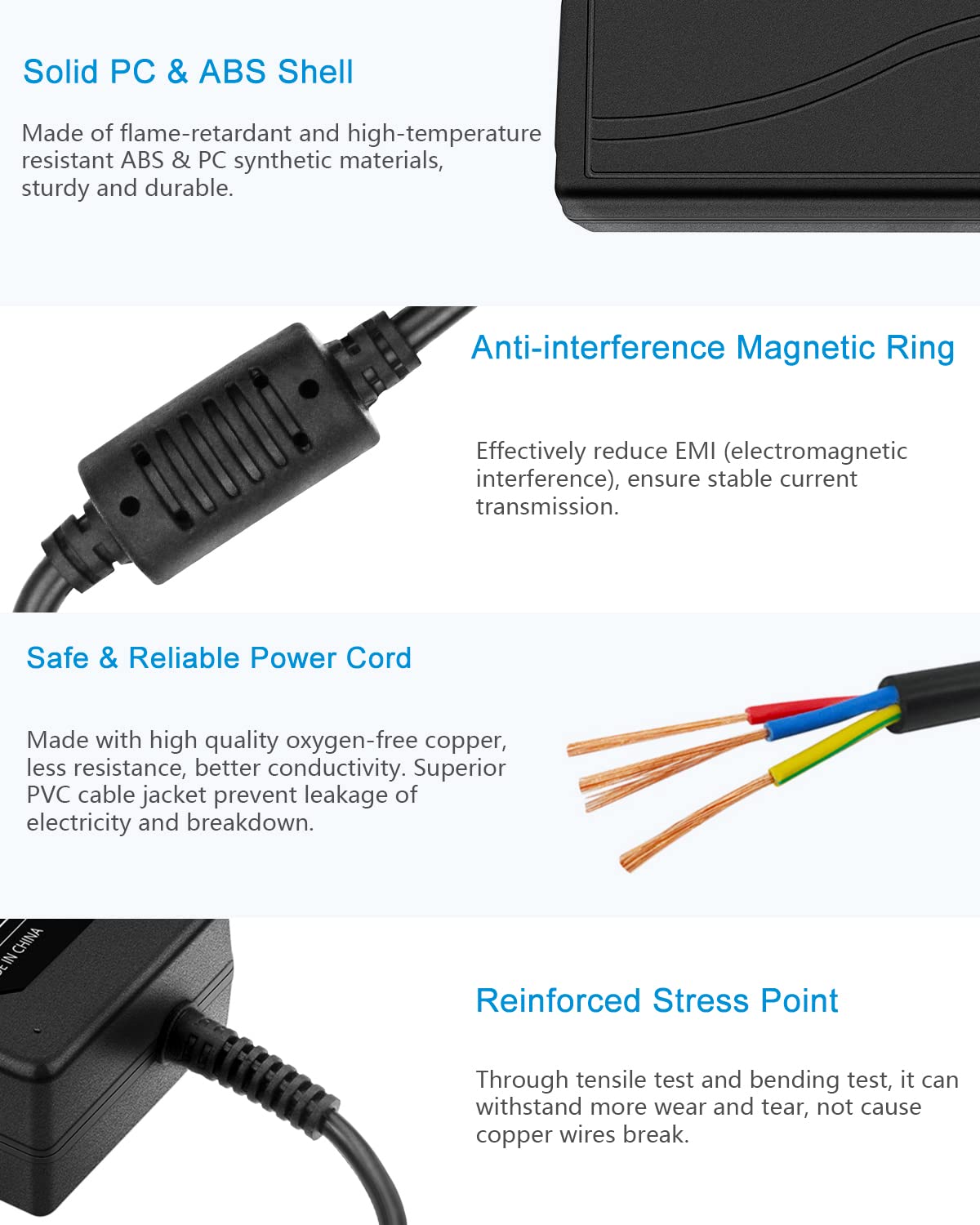 ALITOVE 5V 8A 40W AC to DC Adapter Power Supply Converter Transformer 5.5x2.5mm Plug AC 100V~240V Input for WS2812B WS2811 SK6812 LED Pixel Strip…