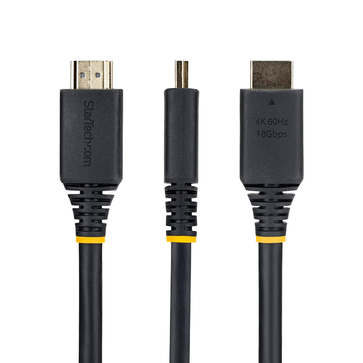 StarTech 6ft Panel Mount HDMI Cable, 4K 60Hz, Male to Female