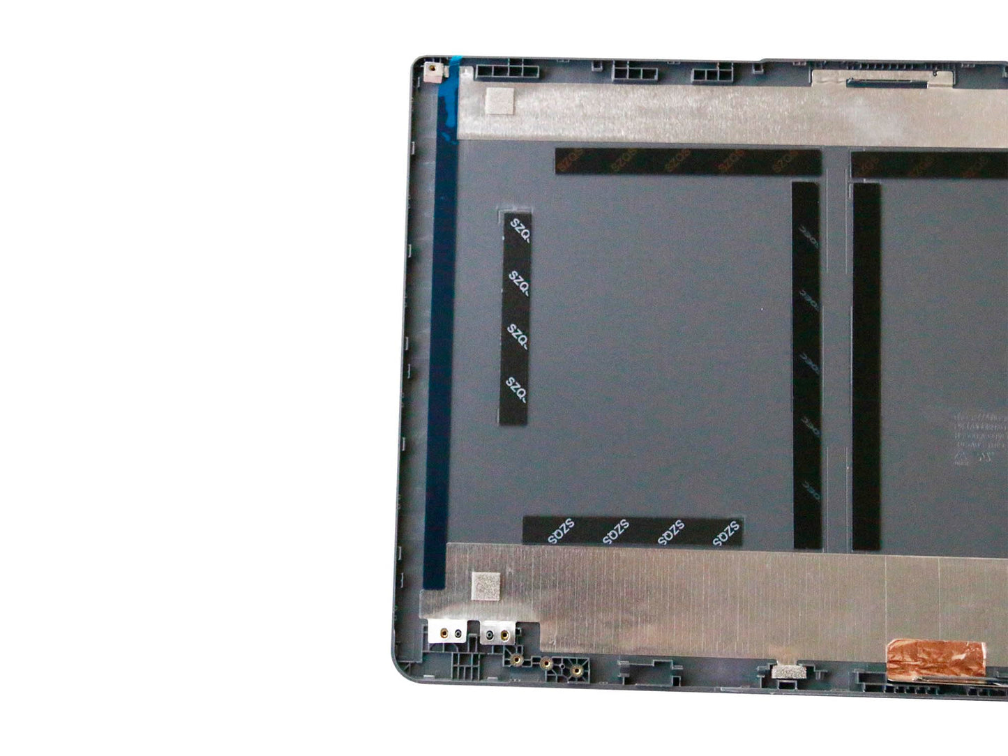 RGBBYTE Laptop LCD Back Cover & Hinges Silver Gray for Lenovo IdeaPad 3-15ALC6 82KU 3-15ADA6 82KR 3-15ITL6 82H8 3 15ABA7 82RN 3 15IAU7 82RK 5CB1B60414