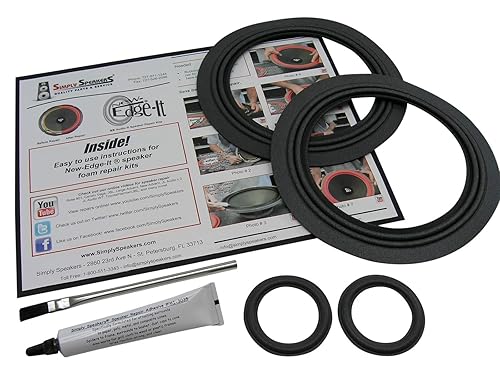 Simply Speakers Foam Repair Kit Compatible with 2001-2007 Toyota Sequoia, 2003-2006 Tundra, JBL 86160-AF060, 86160-AF070, 6563 Tweeters, Four Piece
