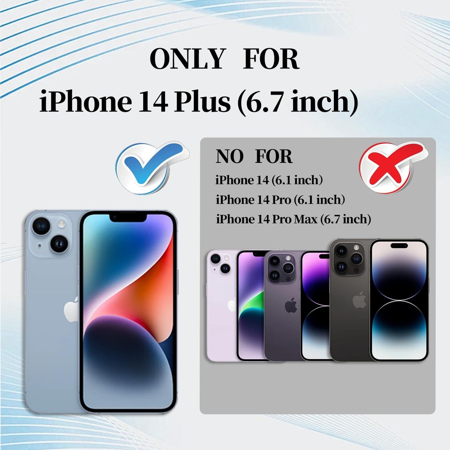 ankofave Magnetic Case for iPhone 14 Plus Case for Women, Shockproof Matte Luxury Soft Metallic Luster Design with Camera Lens Protector, Compatible