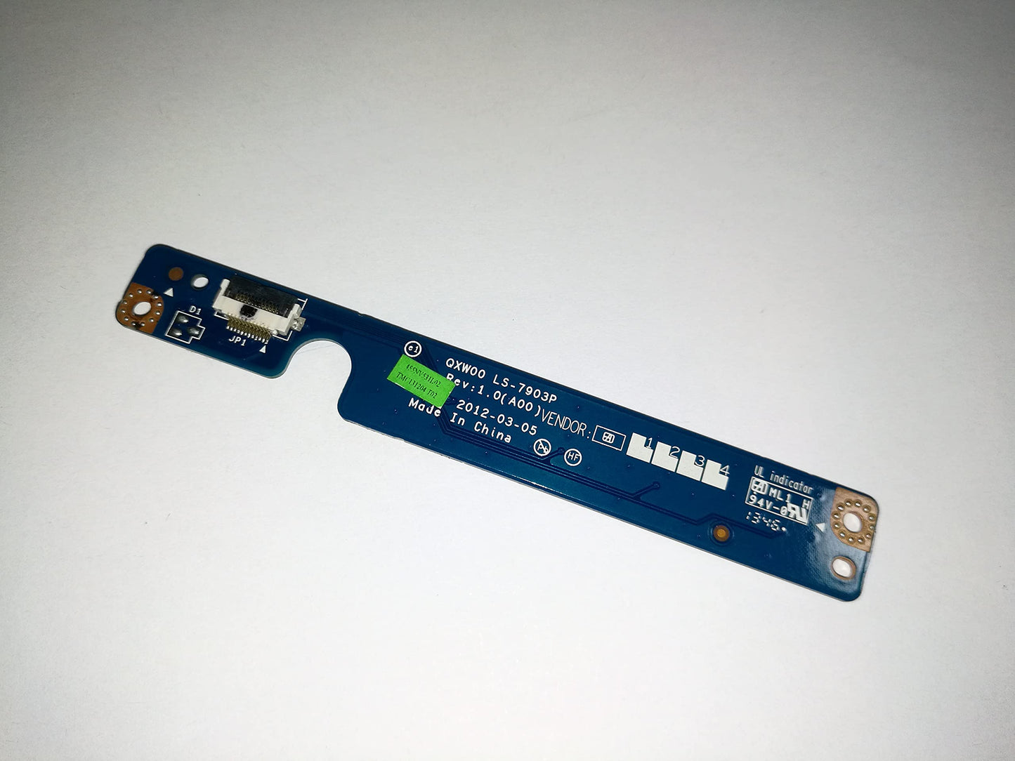SOUTHERNINTL New Replacement for DELL Latitude E5430 Switch Board Power Switch & Volume Control Board LS-7903P QXW00
