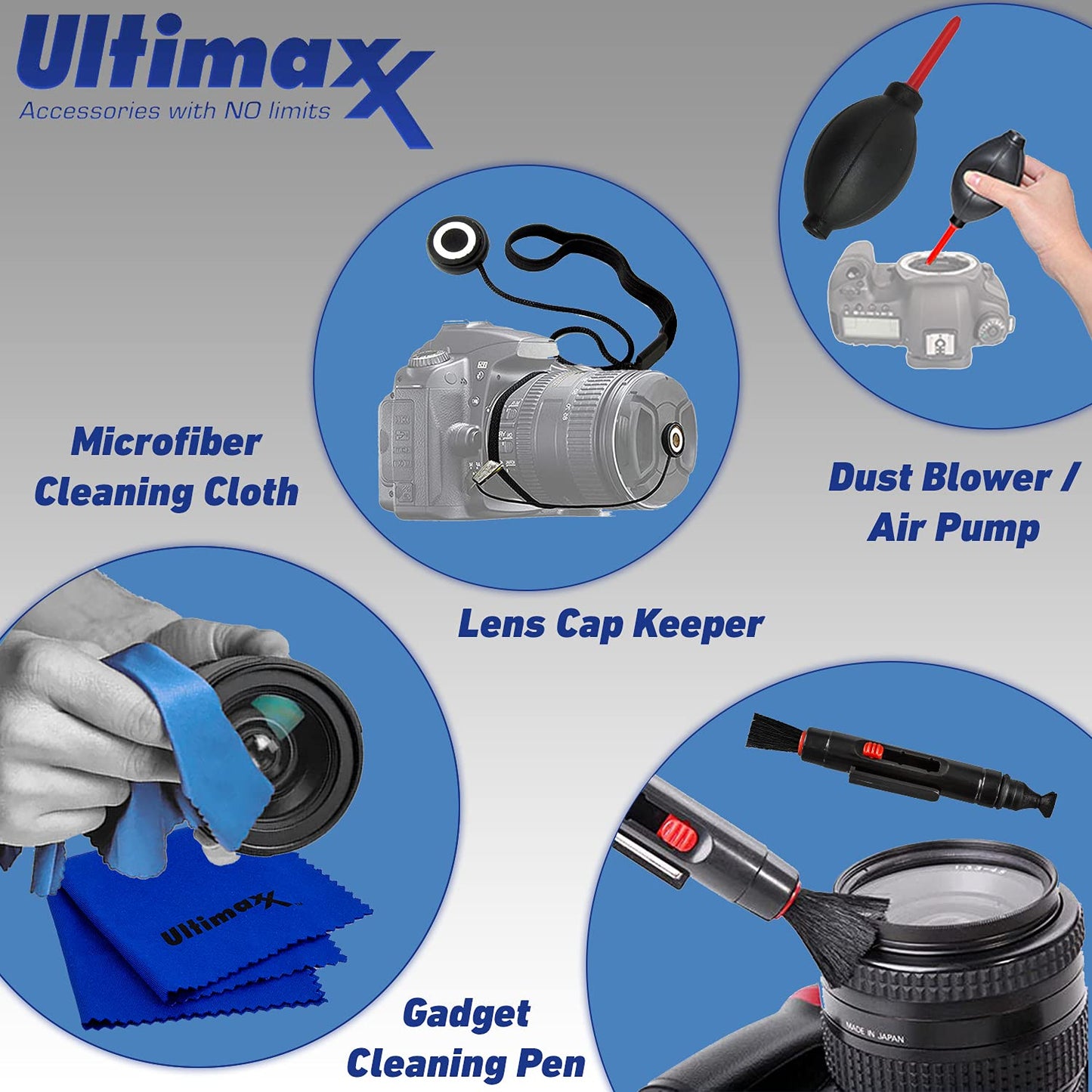 Ultimaxx High-Power 500mm (w/Converter 1000mm) f/8 Manual Preset Telephoto Lens Kit Compatible with Nikon Z5,Z6,Z6II,Z7,Z7II,Z9,Z50,ZFC Cameras
