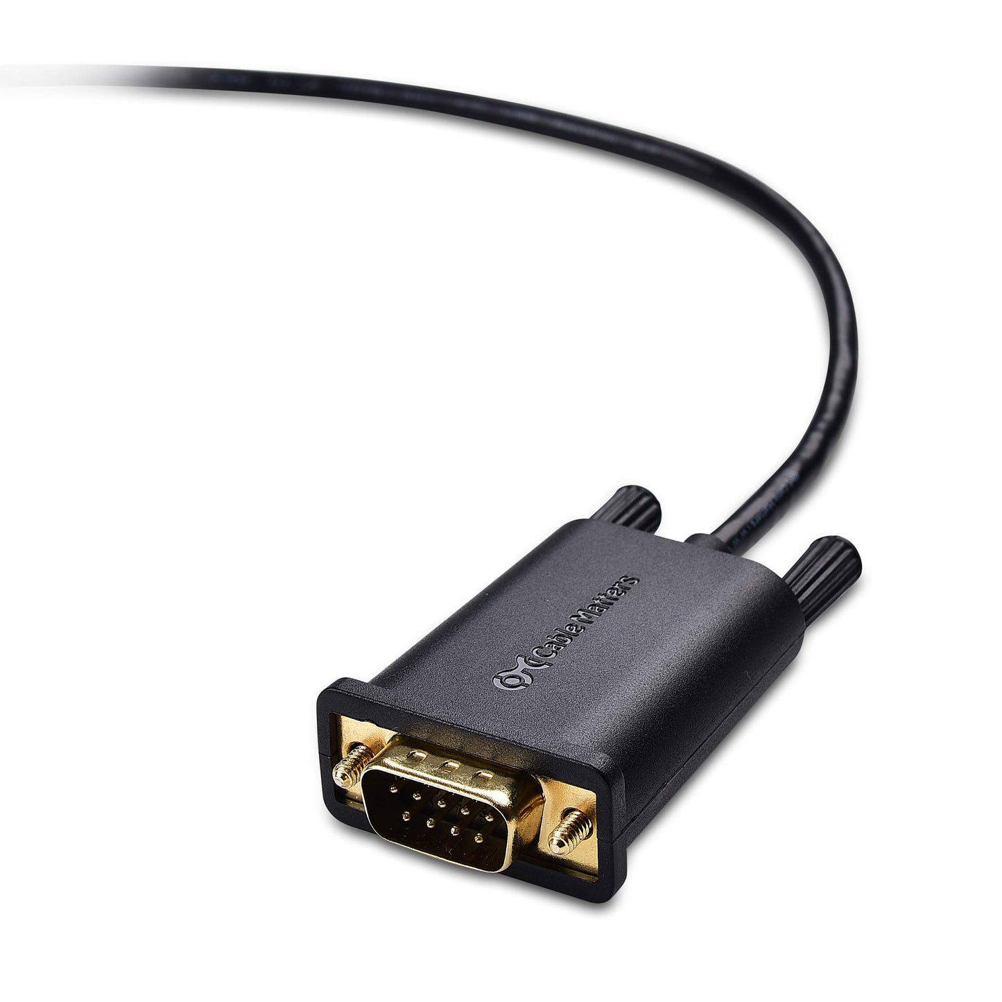 Cable Matters USB to Serial Adapter Male to Male Cable - 3ft, RS232 to USB2.0, USB to DB9 Cable, Supports Windows 11/10/8/7/Vista/XP, macOS 11.0 or
