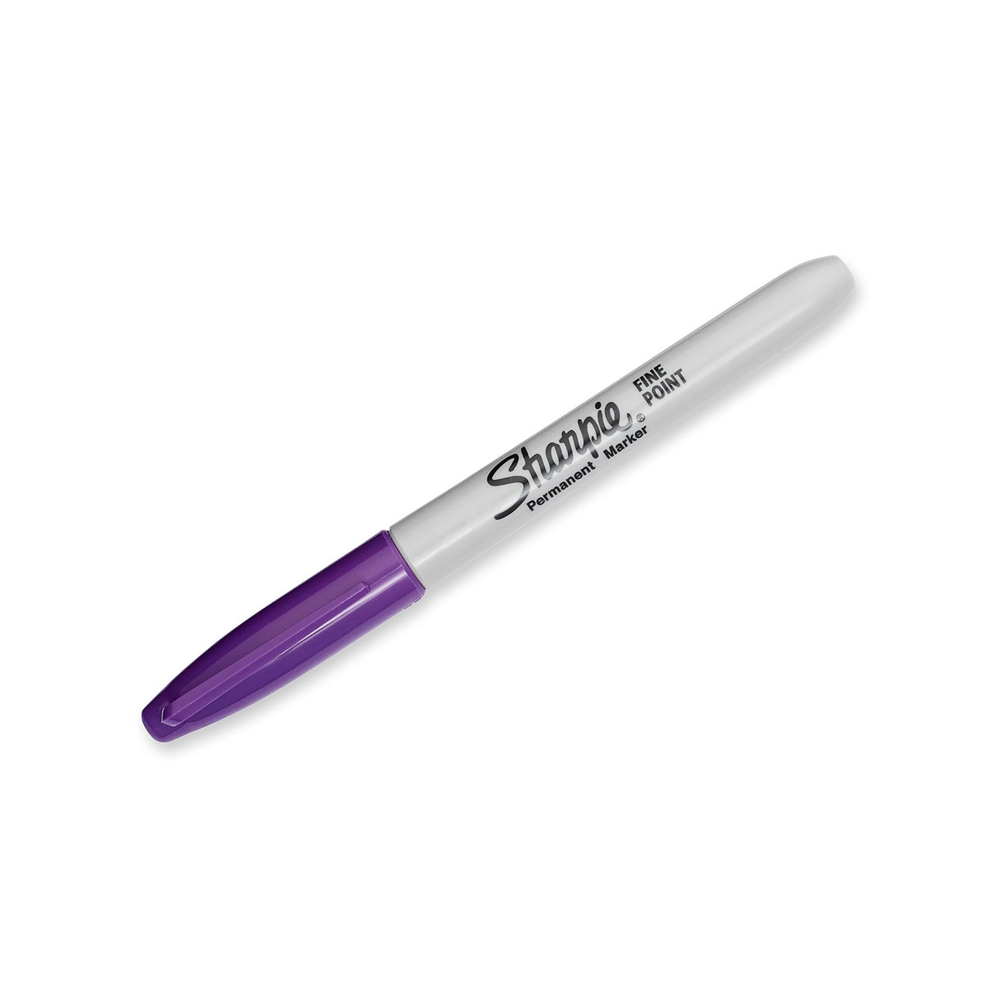 Sharpie Permanent Markers, Fine Point, Purple, 2-Pack (1765445)