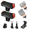 K&F CONCEPT 2 Pack Magnetic Adapter Mount for DJI Osmo Nano/Osmo Action 6, Quick Release Extension Base Bracket with 1/4" Adapter/Quick-Release Buckle