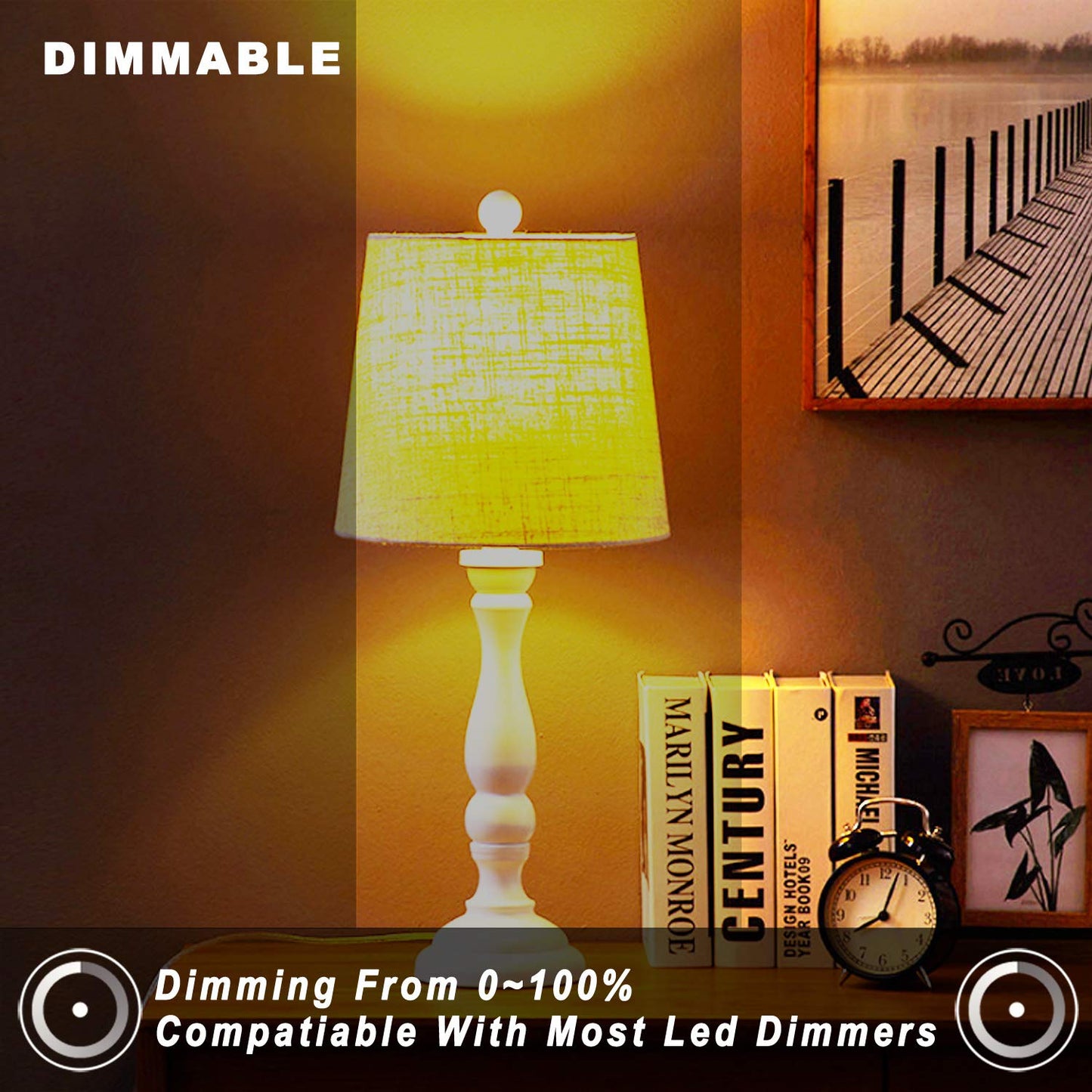 ALIDE G9 Led Bulb Dimmable 3W Replace 20W 25W 30W Halogen,2700K Warm White
