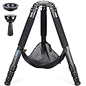 Carbon Fiber Tripod Heavy Duty Bowl Tripod ARTCISE AS90C Ultra Stable Carbon Stand with 75mm Bowl and Adapter 10 Layers Carbon Fiber 40mm Leg Tube Max