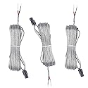 TRUVARO 33ft (10m) Pack of Speaker Wire Cables for Samsung Home Theater System Series SWA- HT-H HM C E D F FT X BD TZ J Models SWA- 8000S 8500S 6000