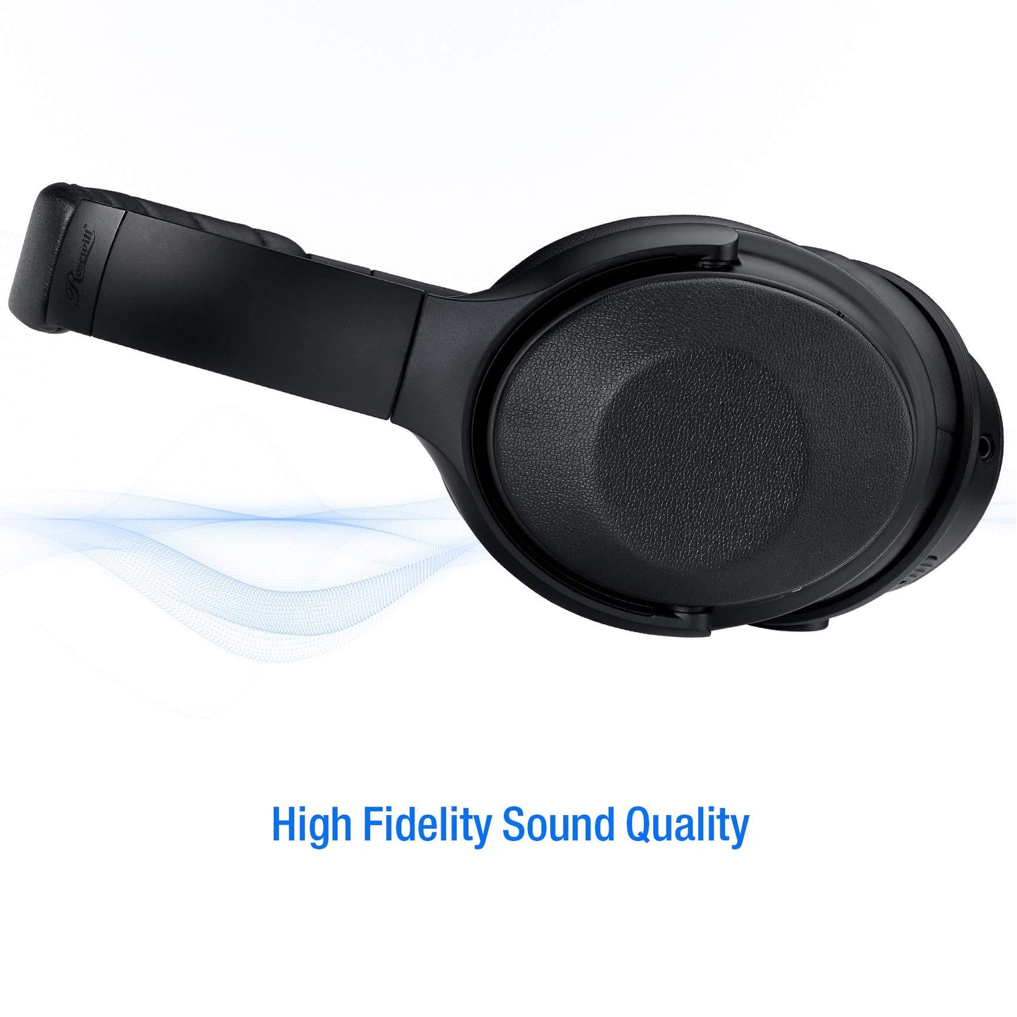 Rosewill Active Noise Cancelling Wireless Bluetooth Headphones, ANC Over Ear Wireless Headset Ideal for Travel, Rechargeable Long Lasting Battery…