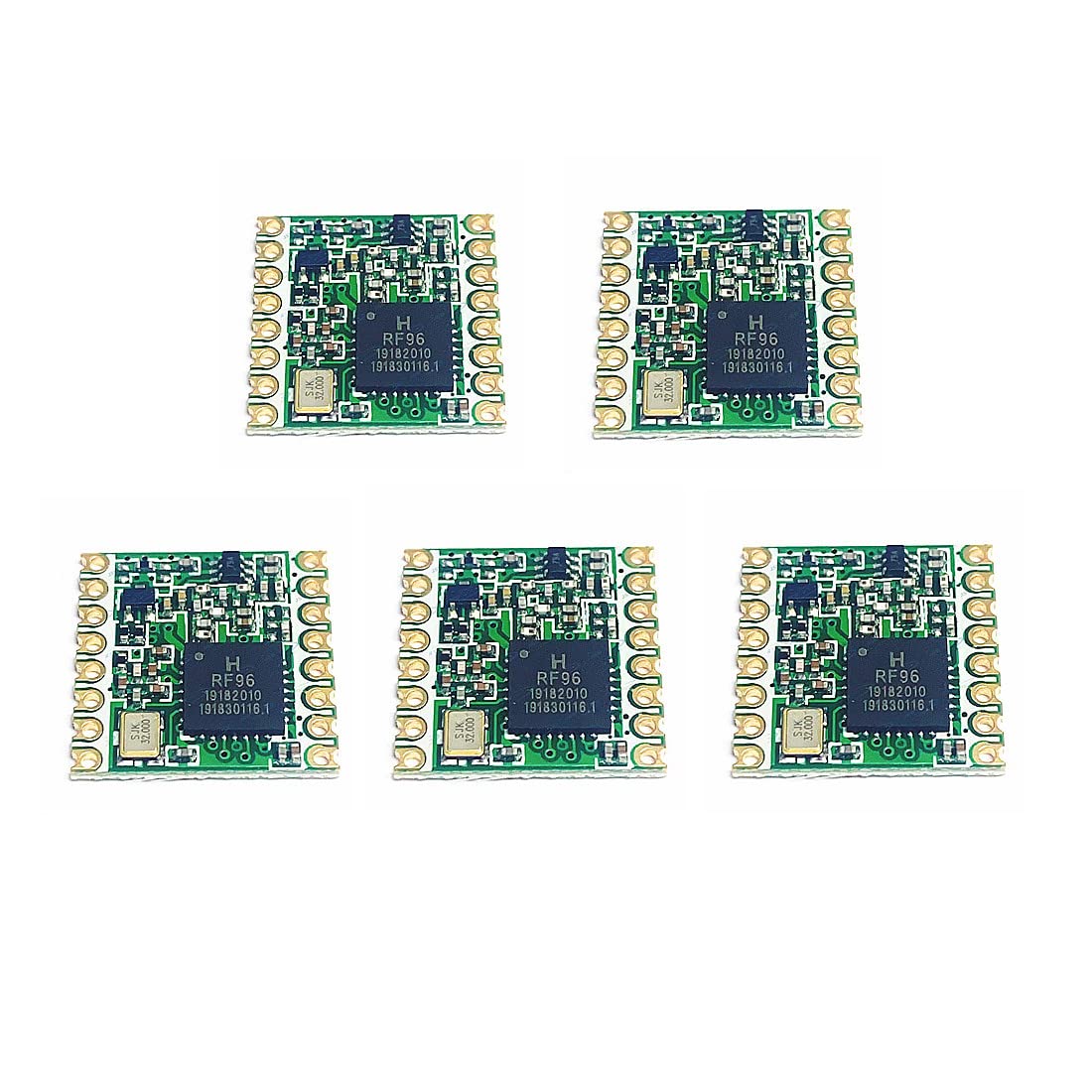 Luabby Smart HopeRF RFM95W 915Mhz LoRa1276 RF Transceiver Module, SX1276 Chip Compatible X 5 PCS